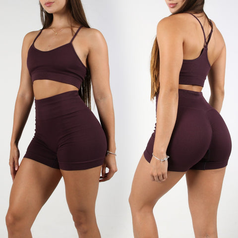 SHORT- TOP- MUJER  CONJUNTO  - REF. 6714