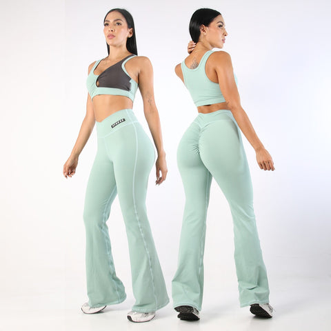 LEGGINS BOTA ANCHA MUJER - LICRA - REF. 6718