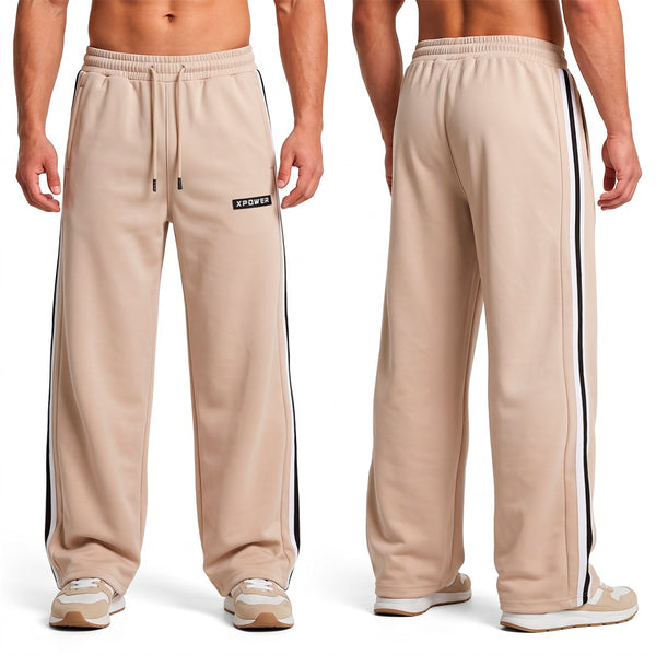 Jogger linea blanca bota recta