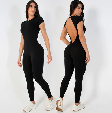 ENTERIZO LARGO MANGA CORTA MUJER REF. 6532