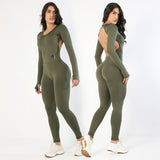 ENTERIZO LARGO MANGA LARGA MUJER 6536