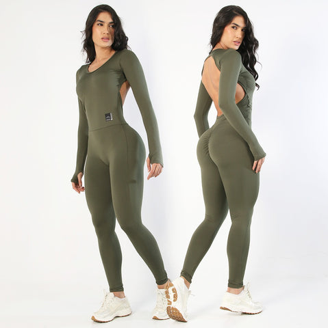 ENTERIZO LARGO MANGA LARGA MUJER 6536