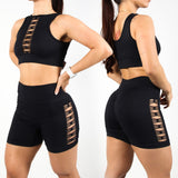 SHORT- TOP- MUJER  CONJUNTO D1 - REF. 6714