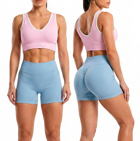 SHORT- TOP- MUJER  CONJUNTO  - REF. 6714