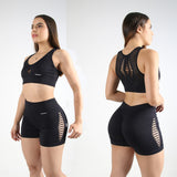 SHORT- TOP- MUJER  CONJUNTO D5 - REF. 6714