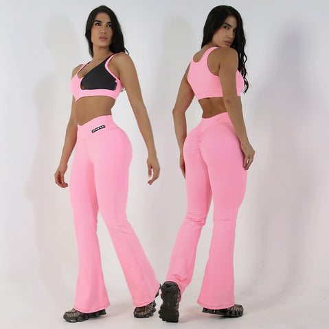 LEGGINS BOTA ANCHA MUJER - LICRA - REF. 6718