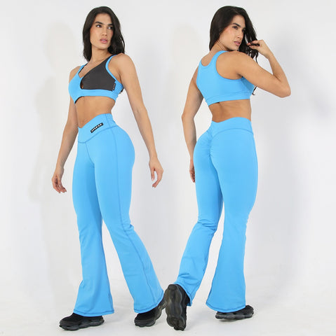 LEGGINS BOTA ANCHA MUJER - LICRA - REF. 6718