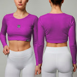 Top Manga Larga Deportivo Mujer - Ref 8901