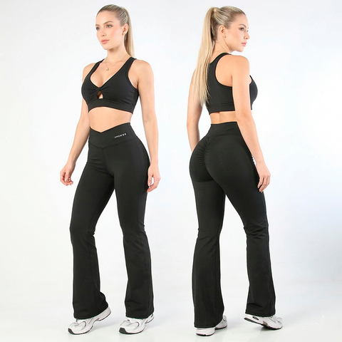 LEGGINS BOTA ANCHA MUJER - LICRA - REF. 6718