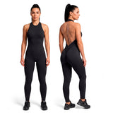 ENTERIZO LARGO T HALTER SIN COSTURAS  MUJER REF. 6532